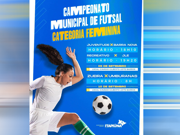 CAMPEONATO MUNICIPAL DE FUTSAL